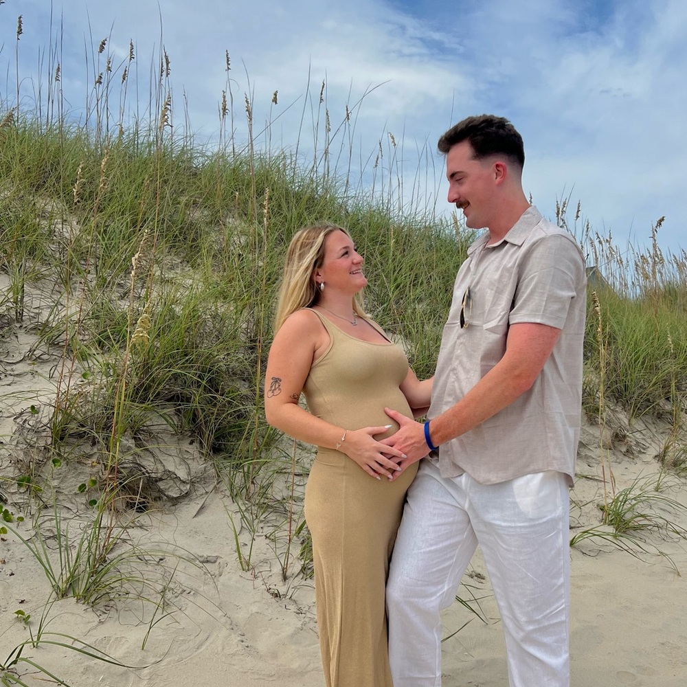Elegant Tan Maxi Dress